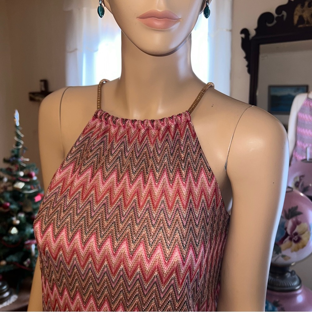 Chevron pattern cami tunic
